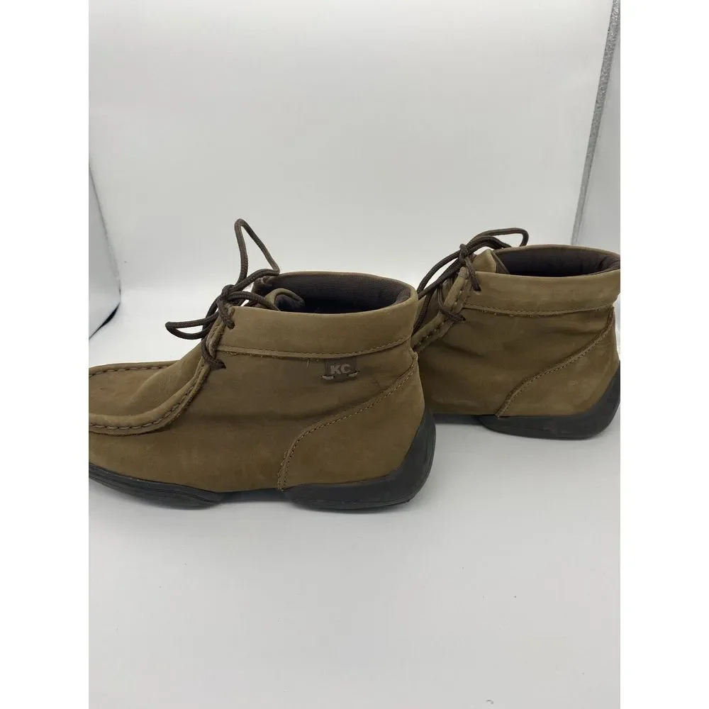 Kenneth Cole Reaction Driving Dawson Dark Brown Leather‎ Shoe/Boot Size 1